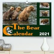 The Bear Calendar / UK-Version (Premium, hochwertiger DIN A2 Wandkalender 2021, Kunstdruck in Hochglanz)