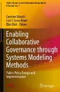 Enabling Collaborative Governance through Systems Modeling Methods