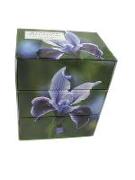 Three-Drawer Card Box: Snowdrop Simply Flowers: A Keepsake Box of 60 Beautiful Gift Cards and Envelopes