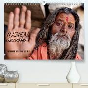 Indien Gesichter (Premium, hochwertiger DIN A2 Wandkalender 2021, Kunstdruck in Hochglanz)