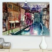 Venezia 2021AT-Version (Premium, hochwertiger DIN A2 Wandkalender 2021, Kunstdruck in Hochglanz)