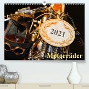 Motorräder (Premium, hochwertiger DIN A2 Wandkalender 2021, Kunstdruck in Hochglanz)