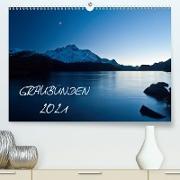 Graubünden - Die schönsten BilderCH-Version (Premium, hochwertiger DIN A2 Wandkalender 2021, Kunstdruck in Hochglanz)