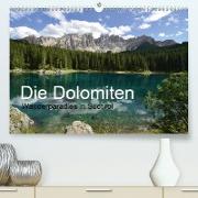 Die Dolomiten - Wanderparadies in Südtirol (Premium, hochwertiger DIN A2 Wandkalender 2021, Kunstdruck in Hochglanz)