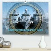 Marinestützpunkt Kiel (Premium, hochwertiger DIN A2 Wandkalender 2021, Kunstdruck in Hochglanz)
