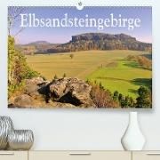 Elbsandsteingebirge (Premium, hochwertiger DIN A2 Wandkalender 2021, Kunstdruck in Hochglanz)