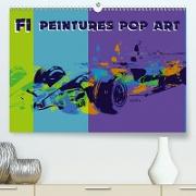 F1 peintures Pop Art (Premium, hochwertiger DIN A2 Wandkalender 2021, Kunstdruck in Hochglanz)
