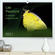 Les Papillons - créatures énigmatiques (Premium, hochwertiger DIN A2 Wandkalender 2021, Kunstdruck in Hochglanz)