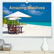 Amazing Maldives (Premium, hochwertiger DIN A2 Wandkalender 2021, Kunstdruck in Hochglanz)