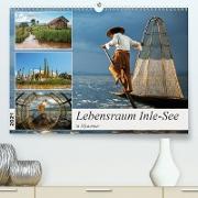 Lebensraum Inle-See in Myanmar (Premium, hochwertiger DIN A2 Wandkalender 2021, Kunstdruck in Hochglanz)