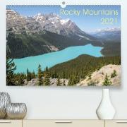 Rocky Mountains 2021 (Premium, hochwertiger DIN A2 Wandkalender 2021, Kunstdruck in Hochglanz)