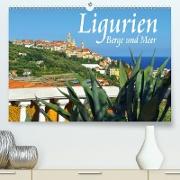 Ligurien - Berge und Meer (Premium, hochwertiger DIN A2 Wandkalender 2021, Kunstdruck in Hochglanz)