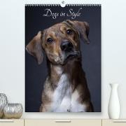 Dogs in Style (Premium, hochwertiger DIN A2 Wandkalender 2021, Kunstdruck in Hochglanz)