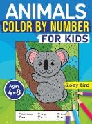 Animals Color by Number for Kids