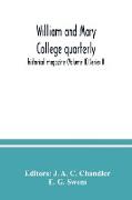 William and Mary College quarterly, historical magazine (Volume II) Series II