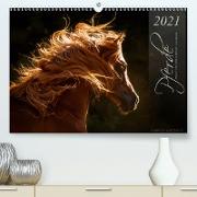 Pferde - Anmut und Stärke gepaart mit Magie (Premium, hochwertiger DIN A2 Wandkalender 2021, Kunstdruck in Hochglanz)