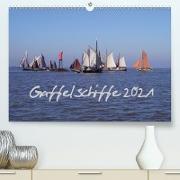 Gaffelschiffe 2021 (Premium, hochwertiger DIN A2 Wandkalender 2021, Kunstdruck in Hochglanz)