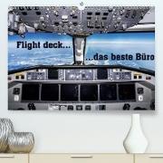 Flight deck - das beste Büro (Premium, hochwertiger DIN A2 Wandkalender 2021, Kunstdruck in Hochglanz)