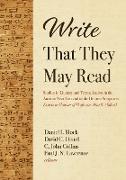 Write That They May Read