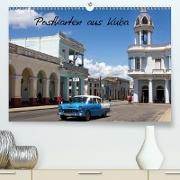 Postkarten aus Kuba (Premium, hochwertiger DIN A2 Wandkalender 2021, Kunstdruck in Hochglanz)