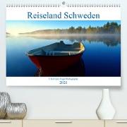 Reiseland Schweden (Premium, hochwertiger DIN A2 Wandkalender 2021, Kunstdruck in Hochglanz)