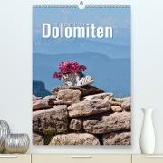 Hoch oben in den Dolomiten (Premium, hochwertiger DIN A2 Wandkalender 2021, Kunstdruck in Hochglanz)