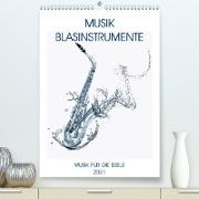 Musik Blasinstrumente (Premium, hochwertiger DIN A2 Wandkalender 2021, Kunstdruck in Hochglanz)