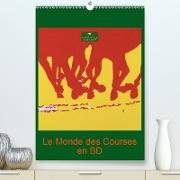 Le Monde des Courses en BD (Premium, hochwertiger DIN A2 Wandkalender 2021, Kunstdruck in Hochglanz)