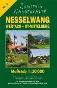 Zumstein Wanderkarte Nesselwang - Wertach - Oy-Mittelberg 1 : 30 000