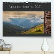 Alpenpanorama 2021 (Premium, hochwertiger DIN A2 Wandkalender 2021, Kunstdruck in Hochglanz)