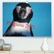 Pinguine 2021 (Premium, hochwertiger DIN A2 Wandkalender 2021, Kunstdruck in Hochglanz)