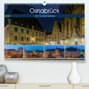 Osnabrück für Nachtschwärmer (Premium, hochwertiger DIN A2 Wandkalender 2021, Kunstdruck in Hochglanz)