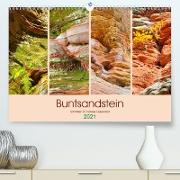 Buntsandstein - Sandstein im Dahner Felsenland (Premium, hochwertiger DIN A2 Wandkalender 2021, Kunstdruck in Hochglanz)