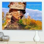 Trifels - Wanderung auf dem Annweilerer Burgenweg (Premium, hochwertiger DIN A2 Wandkalender 2021, Kunstdruck in Hochglanz)