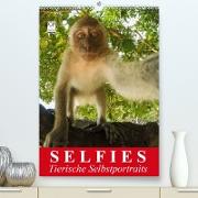 Selfies. Tierische Selbstportraits (Premium, hochwertiger DIN A2 Wandkalender 2021, Kunstdruck in Hochglanz)