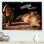 KATZEN Beautys (Premium, hochwertiger DIN A2 Wandkalender 2021, Kunstdruck in Hochglanz)