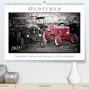 Oldtimer - nostalgische Traktoren und LastwagenAT-Version (Premium, hochwertiger DIN A2 Wandkalender 2021, Kunstdruck in Hochglanz)