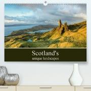Scotland's unique landscapes (Premium, hochwertiger DIN A2 Wandkalender 2021, Kunstdruck in Hochglanz)