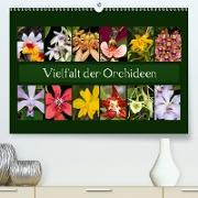 Vielfalt der Orchideen (Premium, hochwertiger DIN A2 Wandkalender 2021, Kunstdruck in Hochglanz)