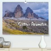 Sextner Dolomiten (Premium, hochwertiger DIN A2 Wandkalender 2021, Kunstdruck in Hochglanz)
