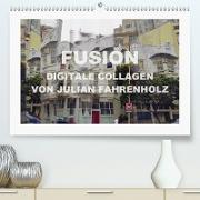 Digitale Collagen der Serie Fusion von Julian Fahrenholz (Premium, hochwertiger DIN A2 Wandkalender 2021, Kunstdruck in Hochglanz)