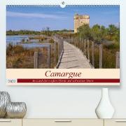 Camargue - Im Land der weißen Pferde und schwarzen Stiere (Premium, hochwertiger DIN A2 Wandkalender 2021, Kunstdruck in Hochglanz)