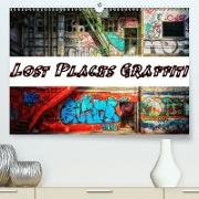 Lost Places Graffiti (Premium, hochwertiger DIN A2 Wandkalender 2021, Kunstdruck in Hochglanz)