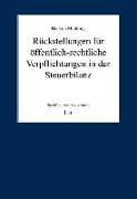 Rückstellungen für öffentlich-rechtliche Verpflichtungen in der Steuerbilanz