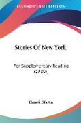 Stories Of New York