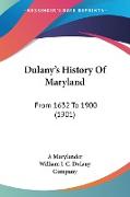 Dulany's History Of Maryland