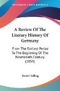 A Review Of The Literary History Of Germany