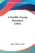 A Ramble Among Surnames (1893)