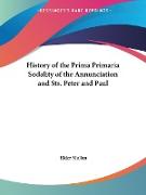 History of the Prima Primaria Sodality of the Annunciation and Sts. Peter and Paul