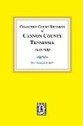 Chancery Court Records of Cannon County, Tennessee, 1840-1880